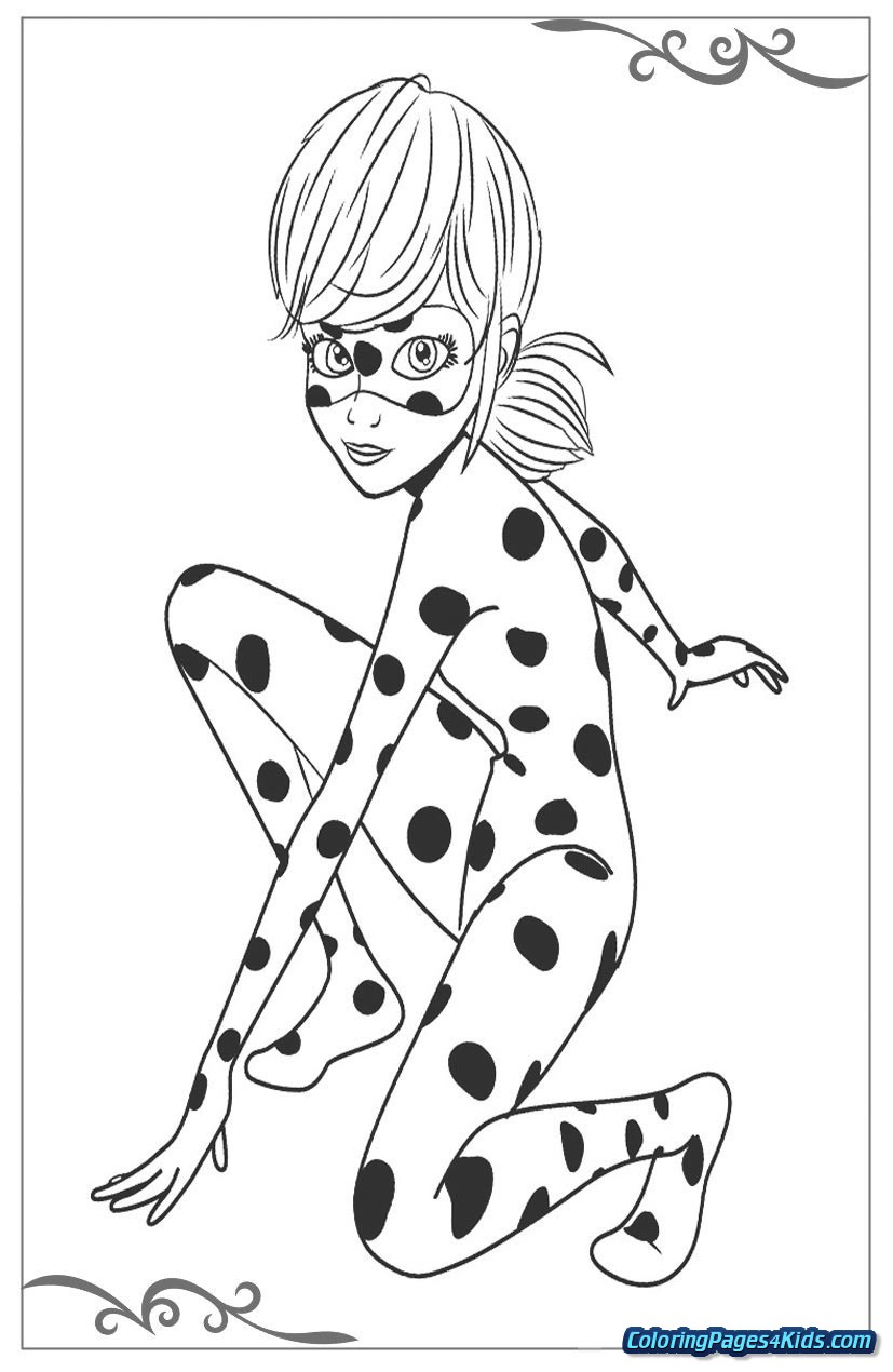 Miraculous Ladybug Coloring Pages Miraculous Ladybug Coloring Pages ...