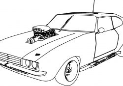Muscle Car Coloring Pages Muscle Car 70 Old Sport Car Coloring Page Wecoloringpage