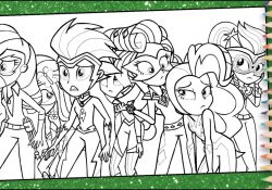 My Little Pony Equestria Girl Coloring Pages Mlp Equestria Girls Coloring Pages For Kids My Little Pony Colouring