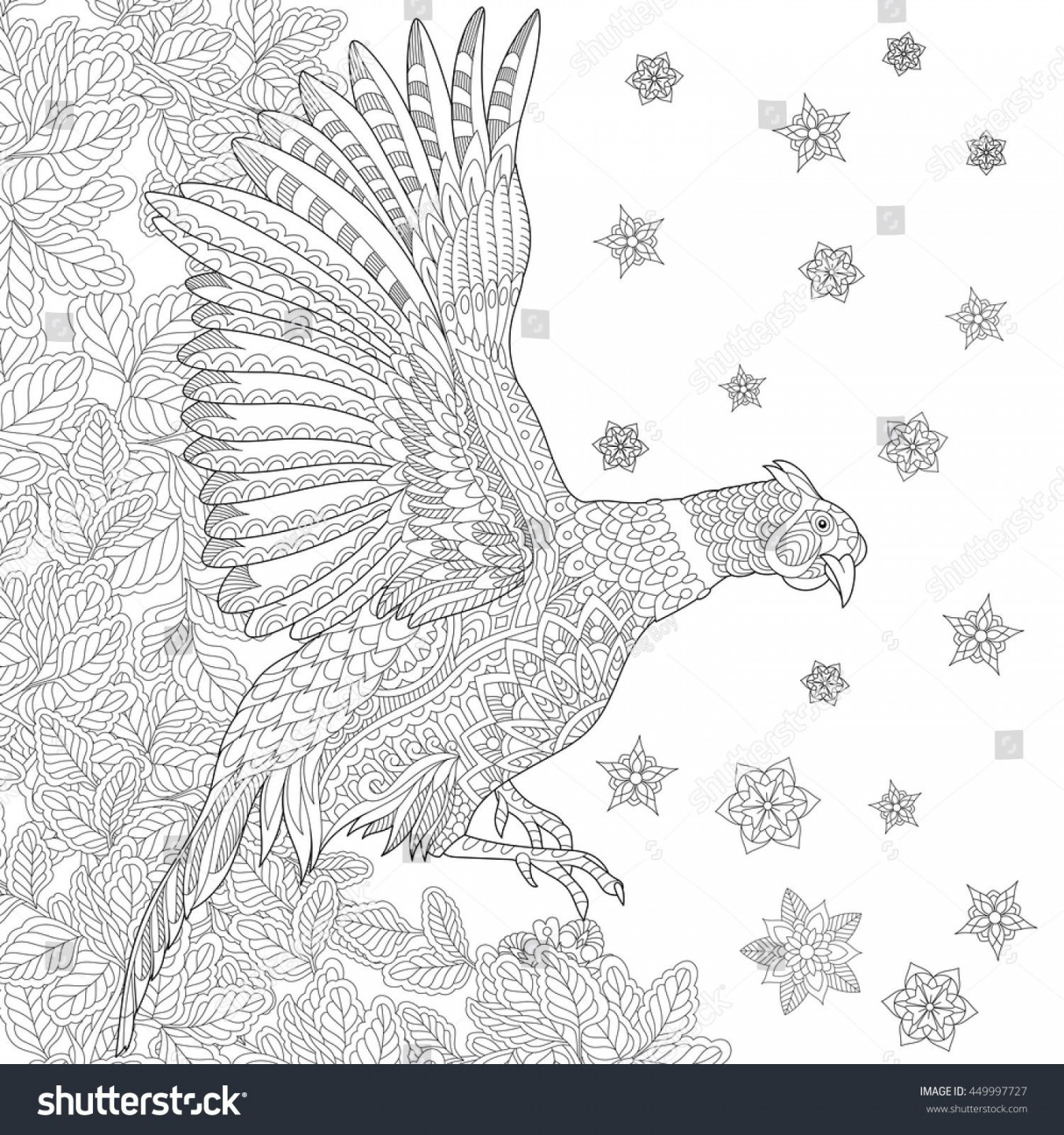 Wonderful Picture of Phoenix Coloring Page - entitlementtrap.com