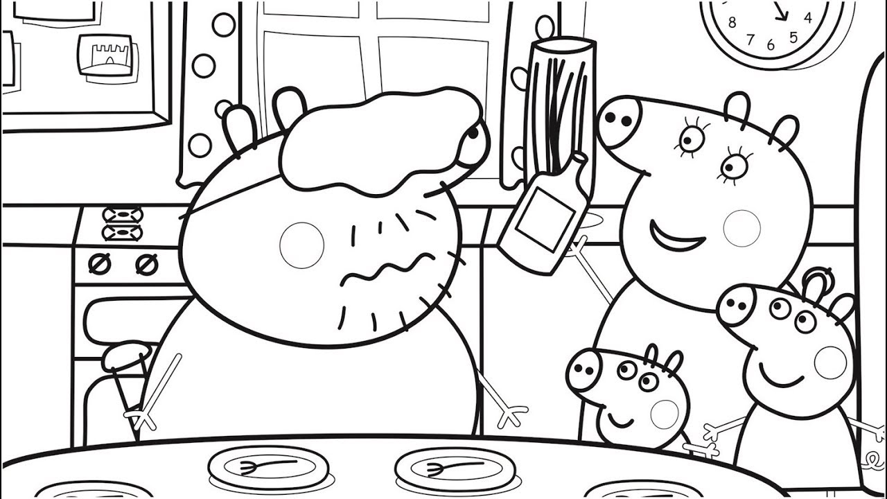 21+ Brilliant Picture of Pig Coloring Pages - entitlementtrap.com