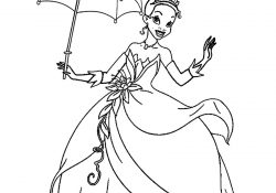 Princess And The Frog Coloring Pages Printable Princess Tiana Coloring Pages For Kids Cool2bkids