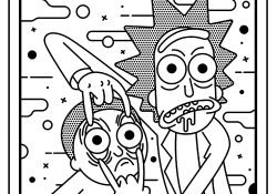 Rick And Morty Coloring Pages Rick And Morty Coloring Pages For Adults