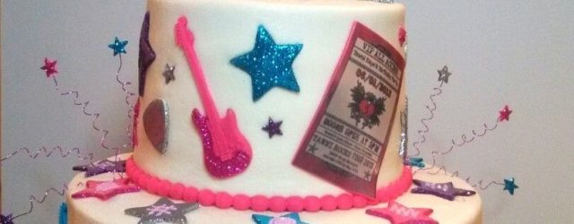 Rock Star Birthday Cake Rock Star Birthday Cake Rock Star Themed Cake With Butter Cream