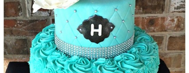 Teal Birthday Cakes Teal Blue Sweet 16th Birthday Cake Max Amor Cakes Sweet
